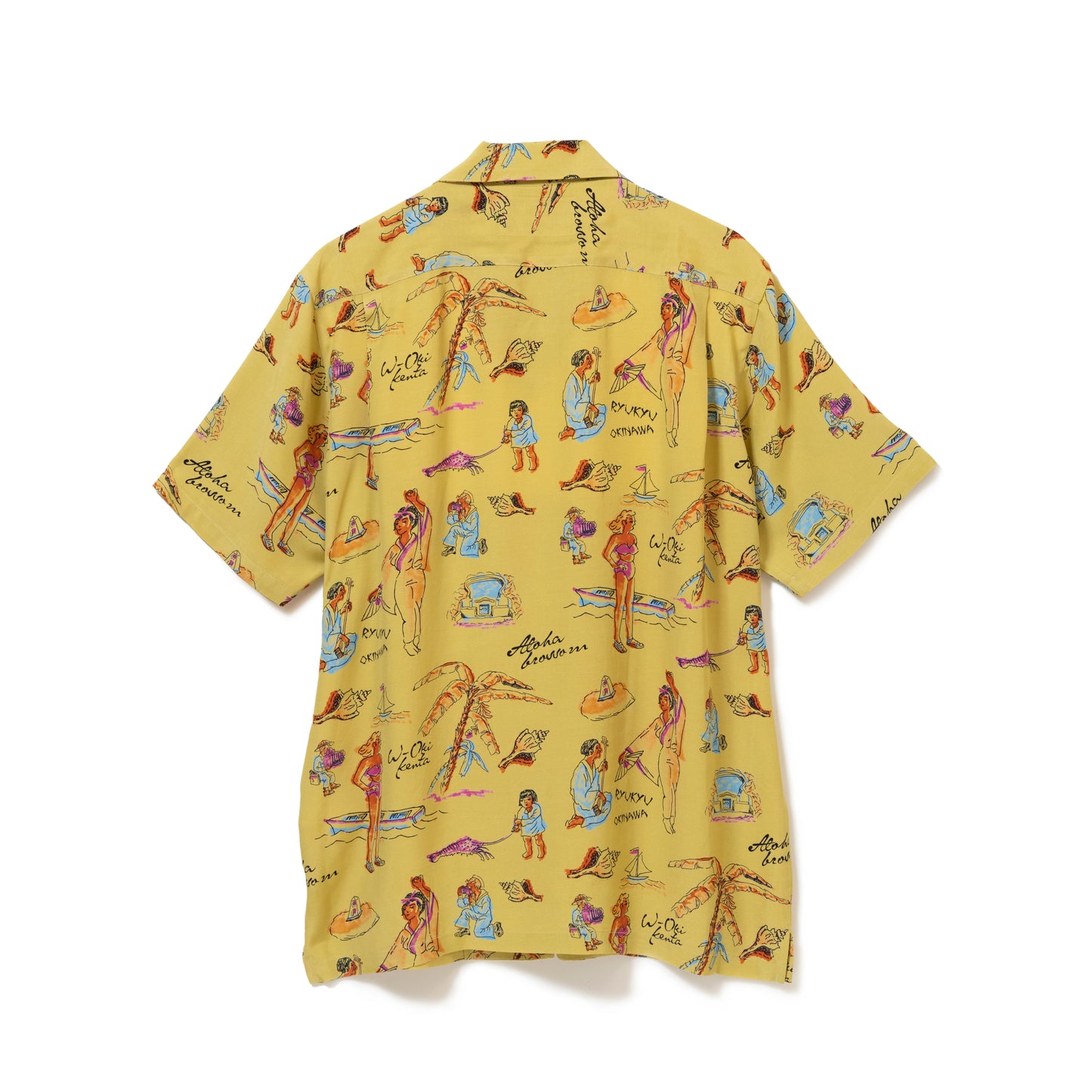 RYUKYU SOUVENIR SHORT SLEEVE LEMON