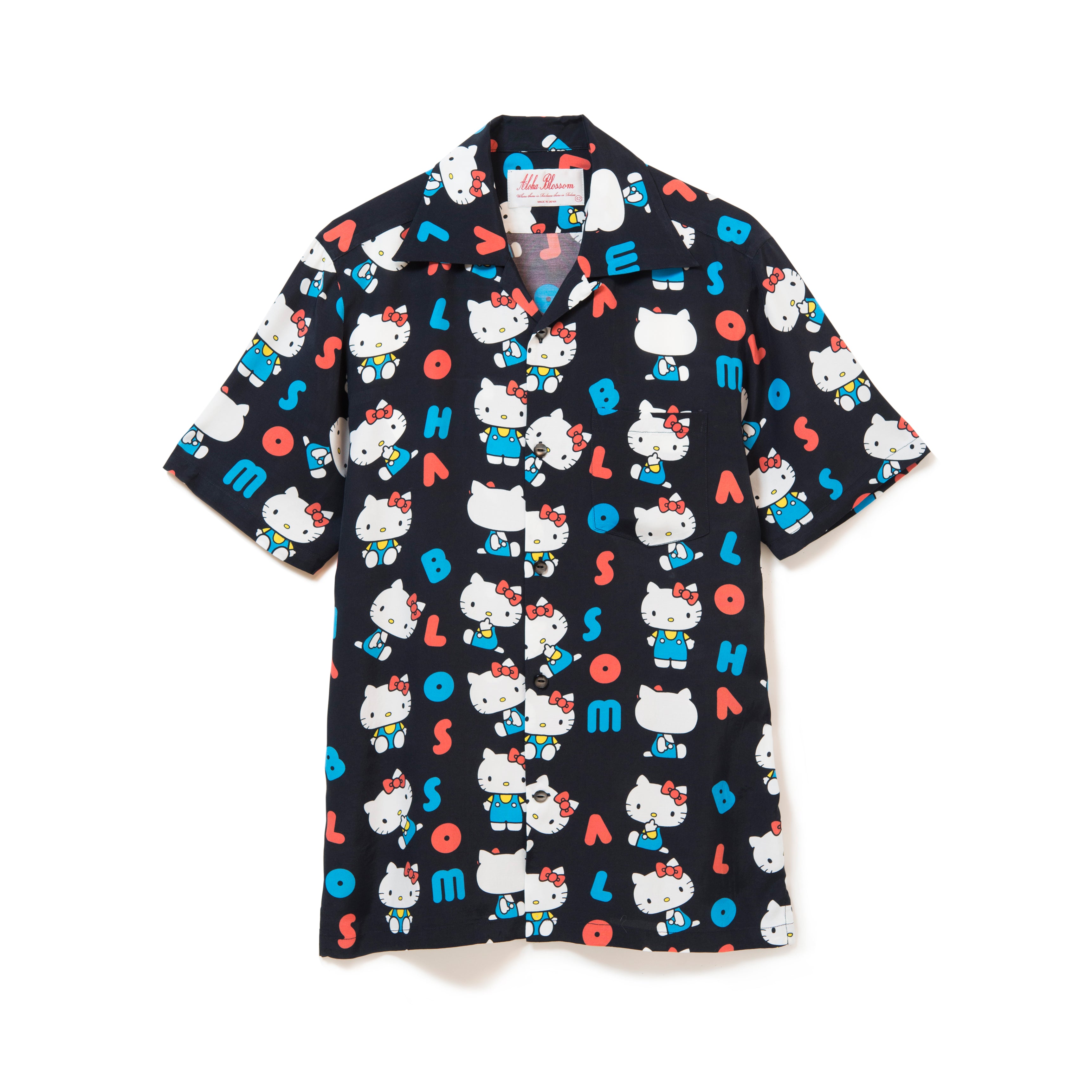 HELLO KITTY SHORT SLEEVE BLACK – Alohablossom