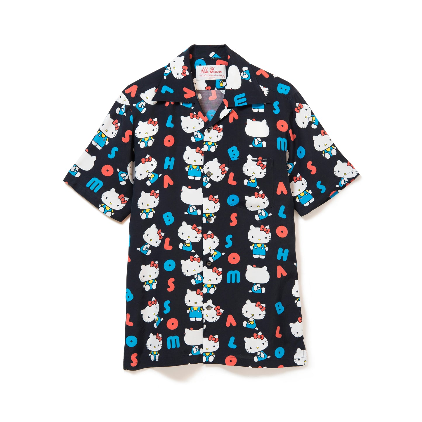 HELLO KITTY SHORT SLEEVE BLACK