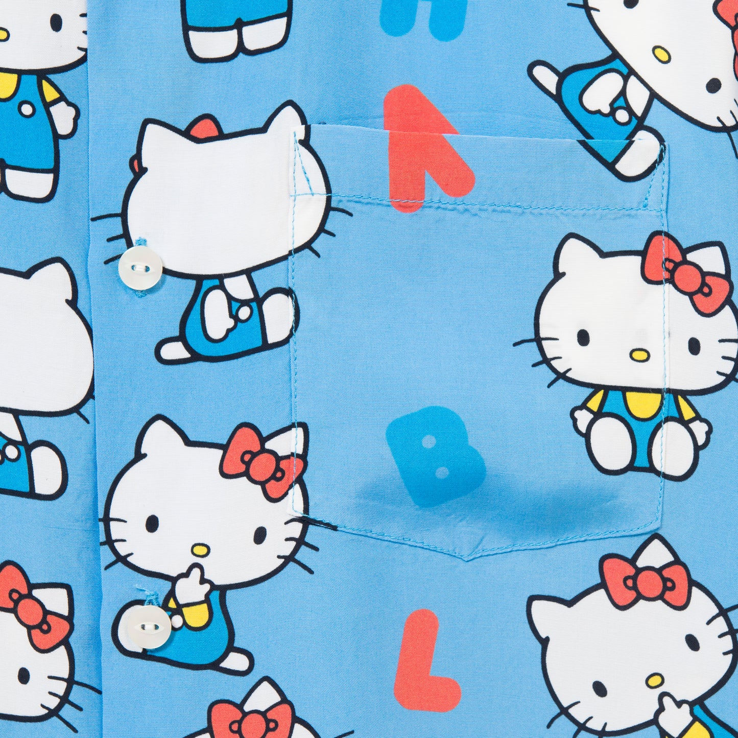 HELLO KITTY SHORT SLEEVE BLUE