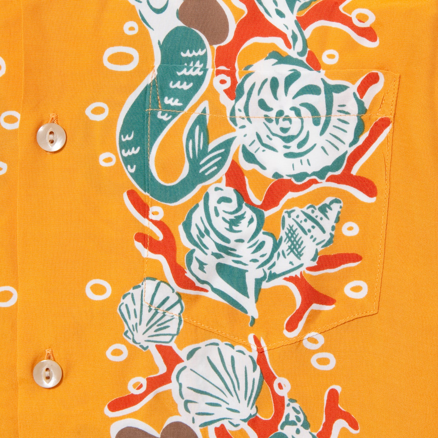 MERMAID SHORT SLEEVE YELLOW