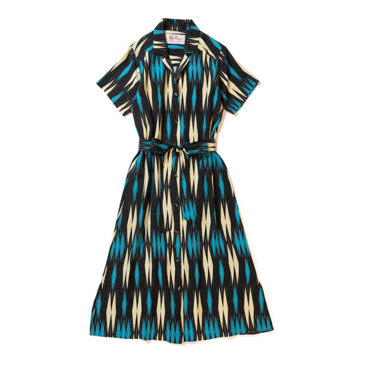 MINSA ARGYLE DRESS BK&BL