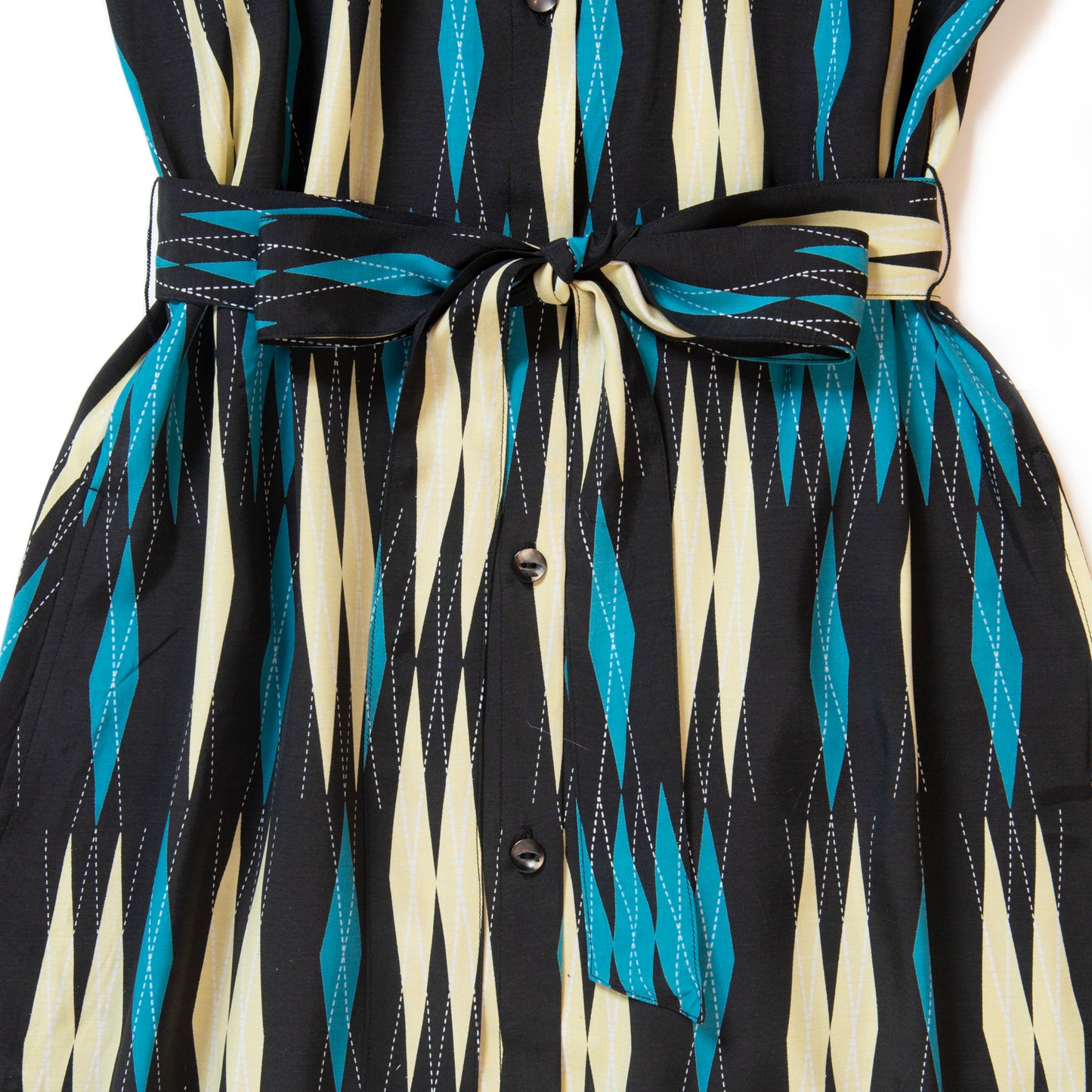 MINSA ARGYLE DRESS BK&BL