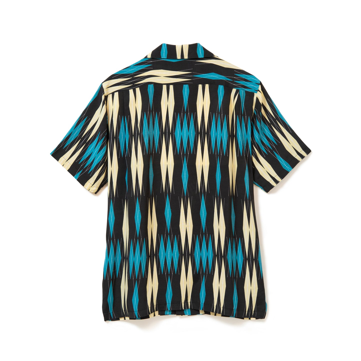 MINSA ARGYLE SHORT SLEEVE BK&BL