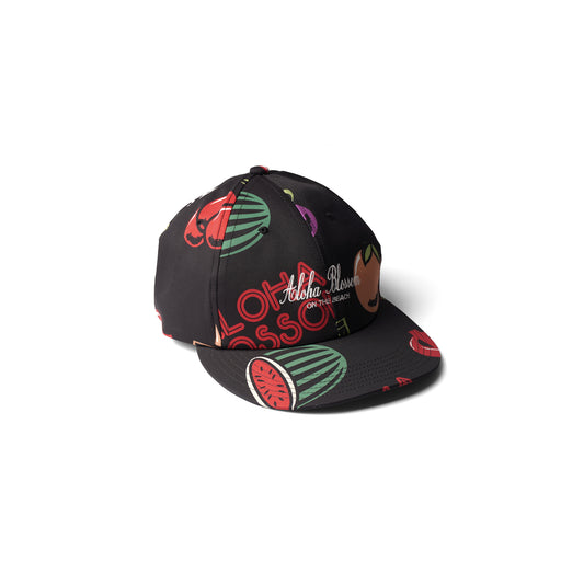 LOGO BEACH CAP JACK POT BLACK