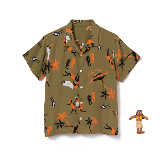 KING&QUEEN KIDS SHIRTS KHAKI
