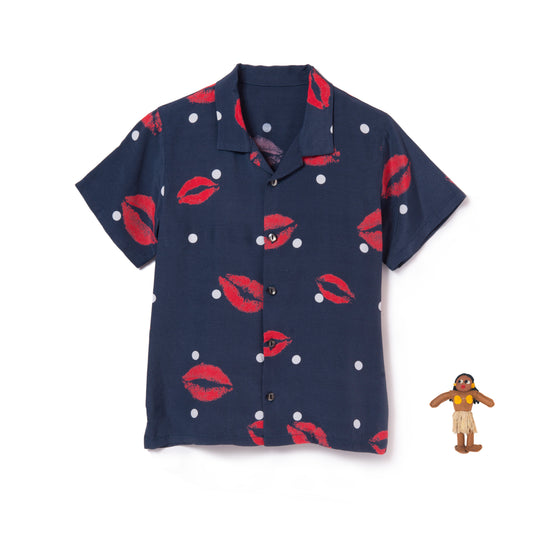 KISS KIDS SHIRTS NAVY