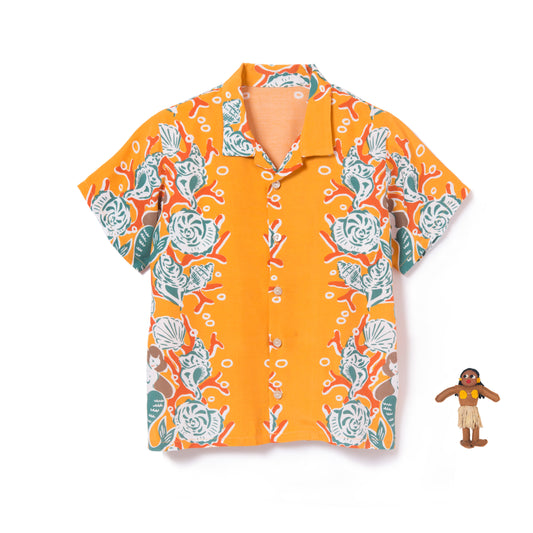 MERMAID KIDS SHIRTS YELLOW