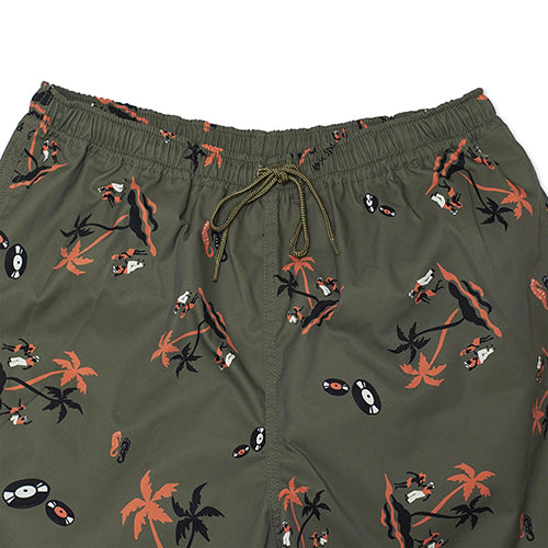 KING&QUEEN BEACH SHORTS KHAKI
