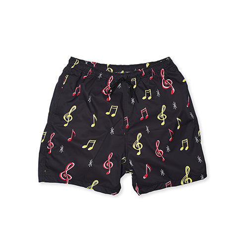 SOUNDS GOOD BEACH SHORTS BLACK
