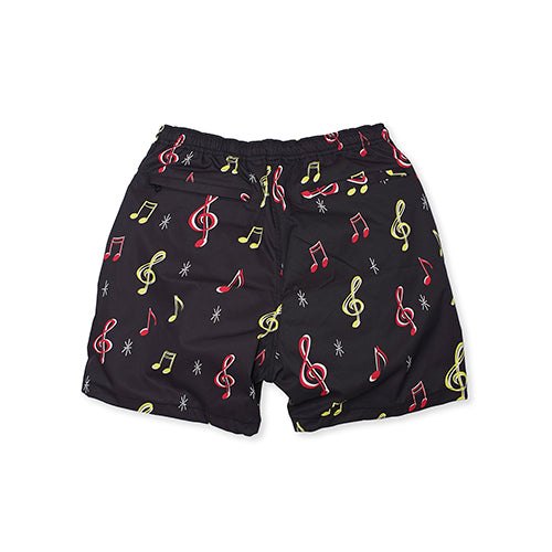 SOUNDS GOOD BEACH SHORTS BLACK