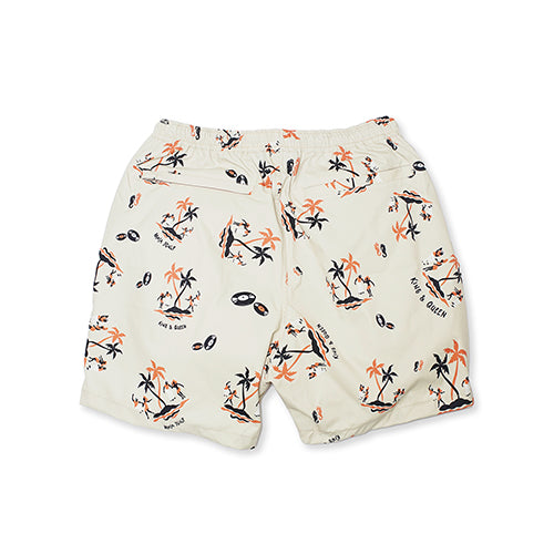 KING&QUEEN BEACH SHORTS BEIGE