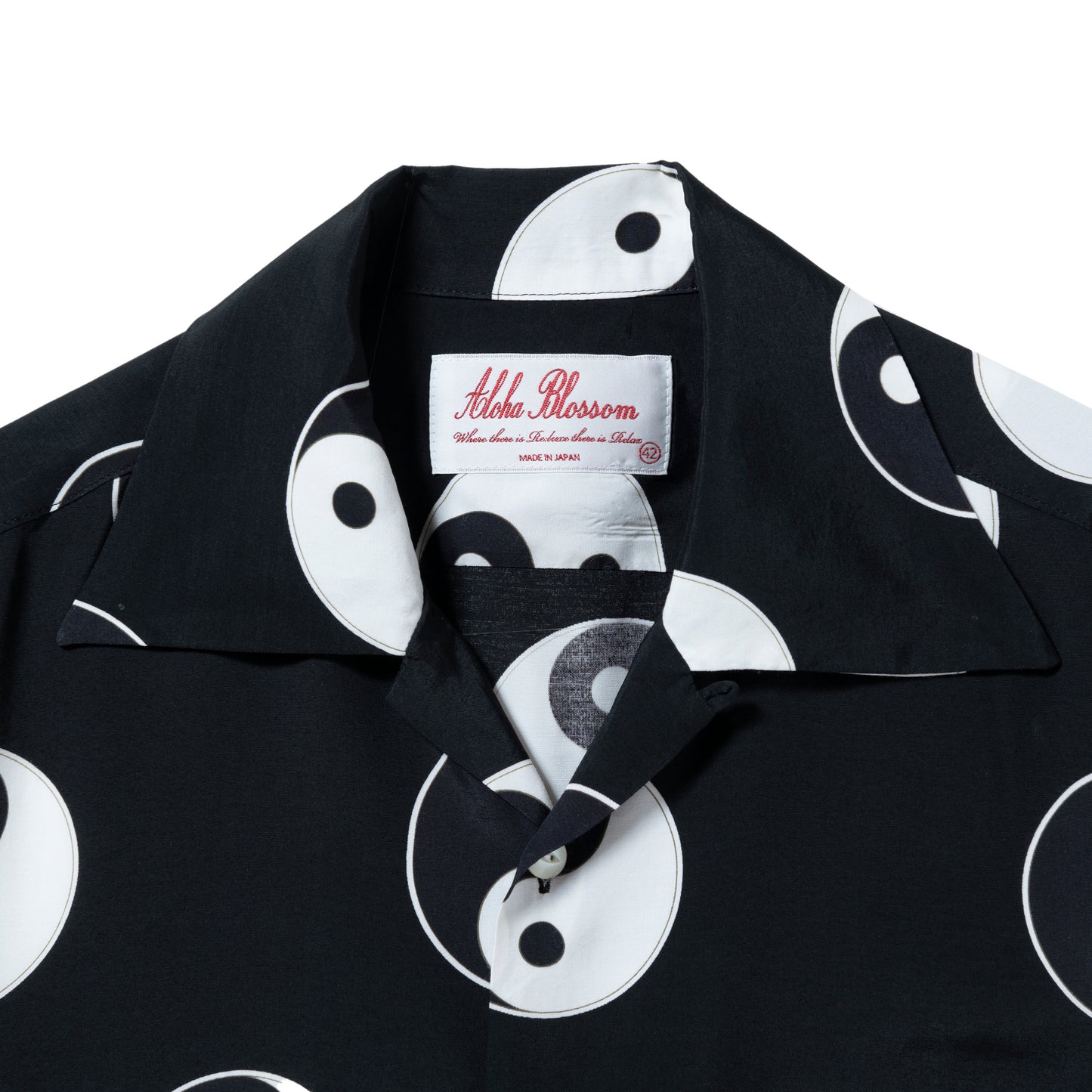 YING&YANG  SHORT SLEEVE  BLACK