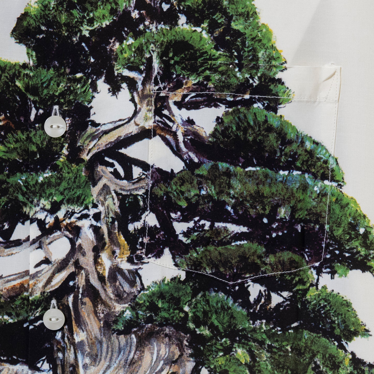 BONSAI SHORT SLEEVE Collaboration with TRADMAN'S BONSAI WHITE