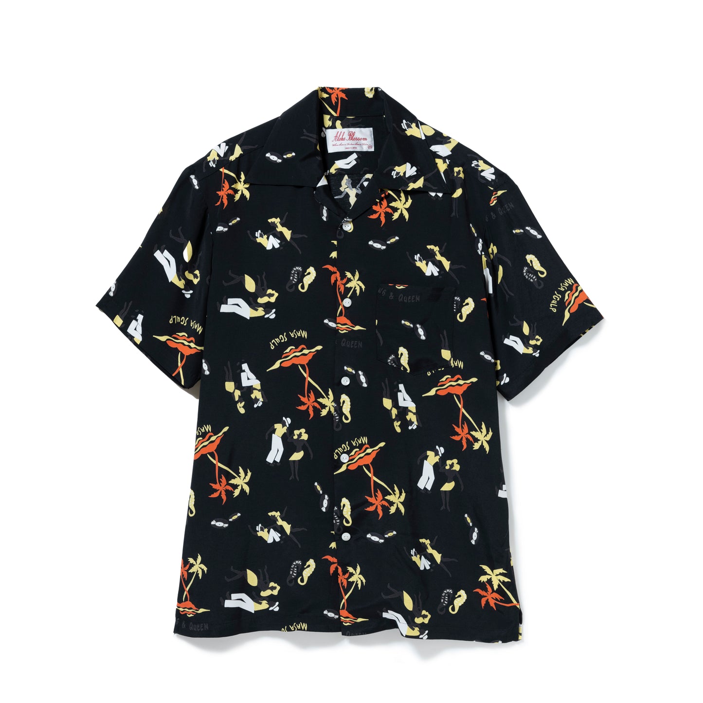 KING & QUEEN  SHORT SLEEVE BLACK