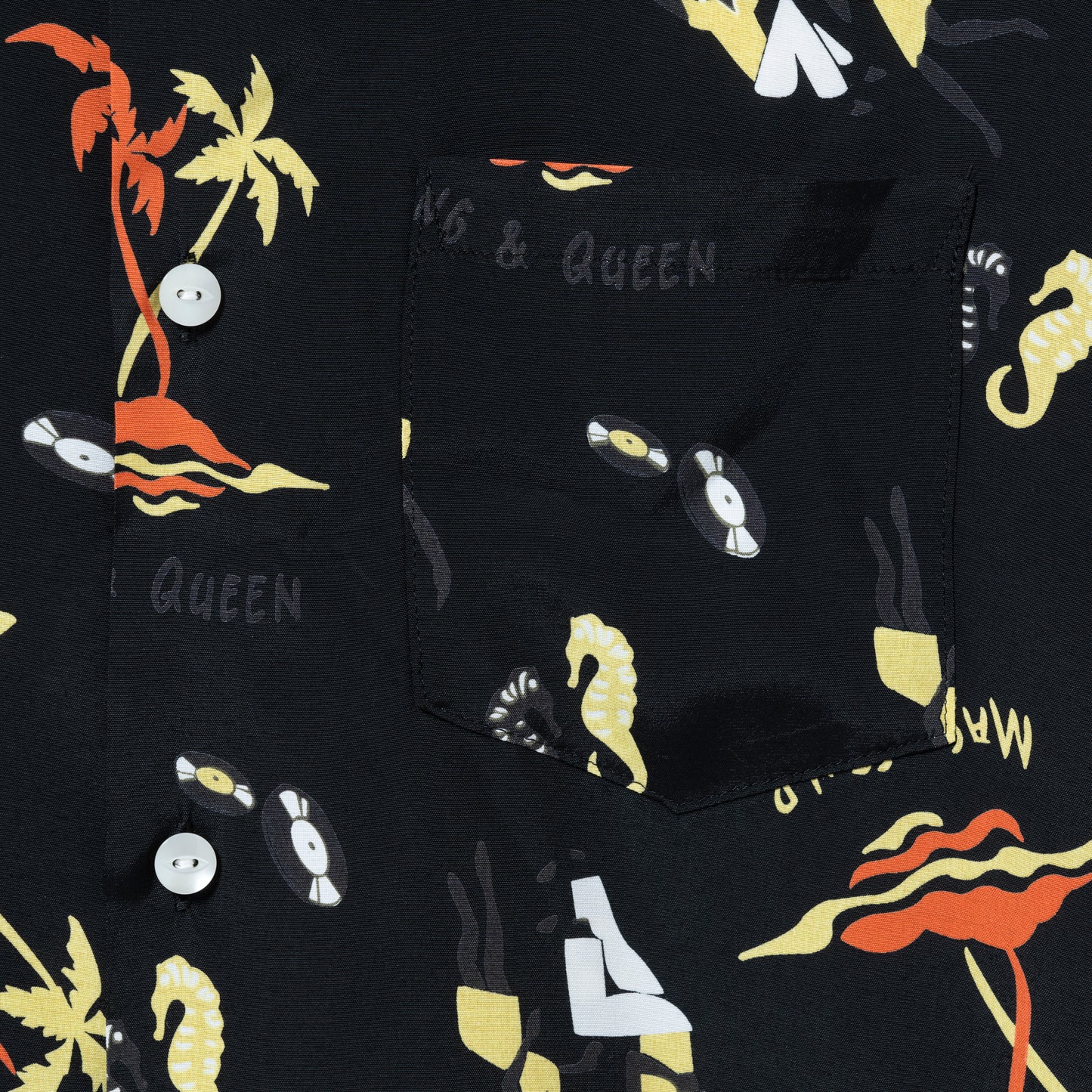 KING & QUEEN  SHORT SLEEVE BLACK