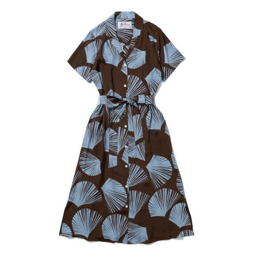 KUBA DRESS BROWN