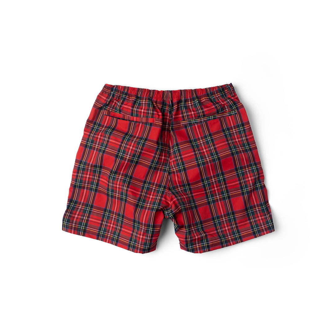 HⅡT CHECK BEACH SHORTS TARTAN