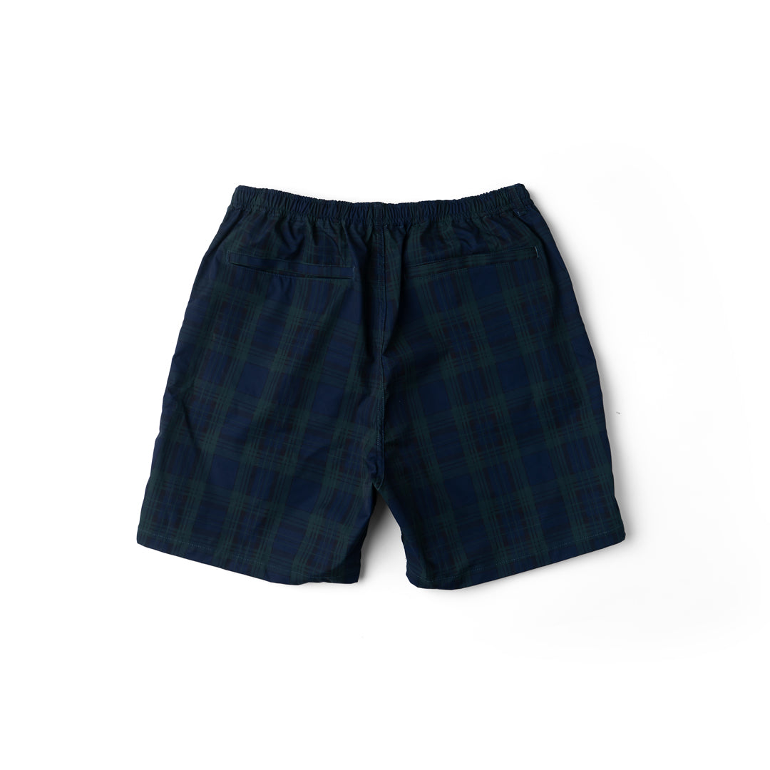 HⅡT CHECK BEACH SHORTS BLACKWATCH