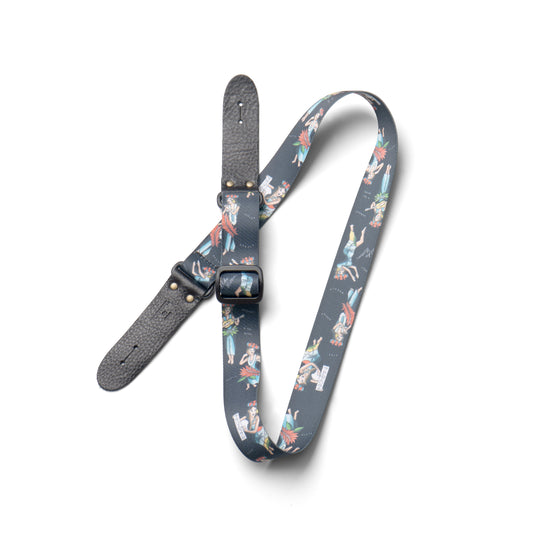 UKULELE GYPSY STRAP  BLACK