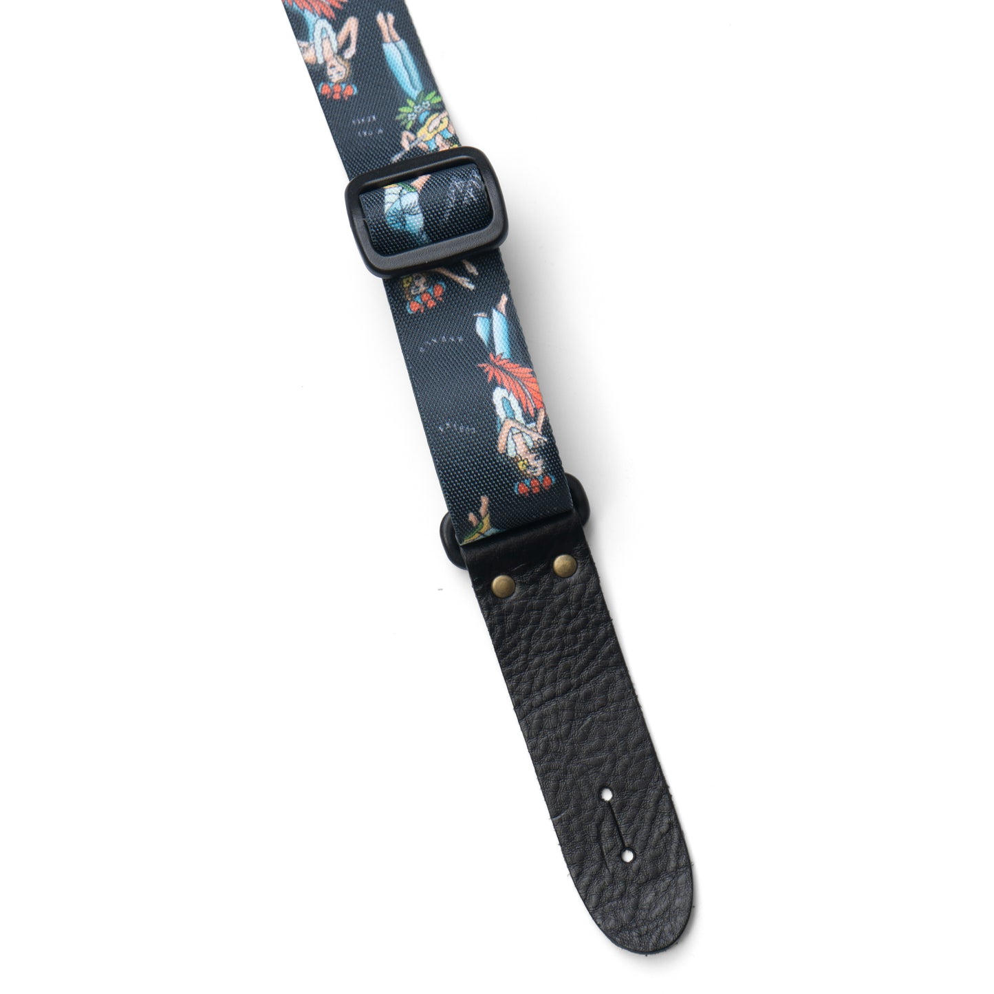 UKULELE GYPSY STRAP  BLACK