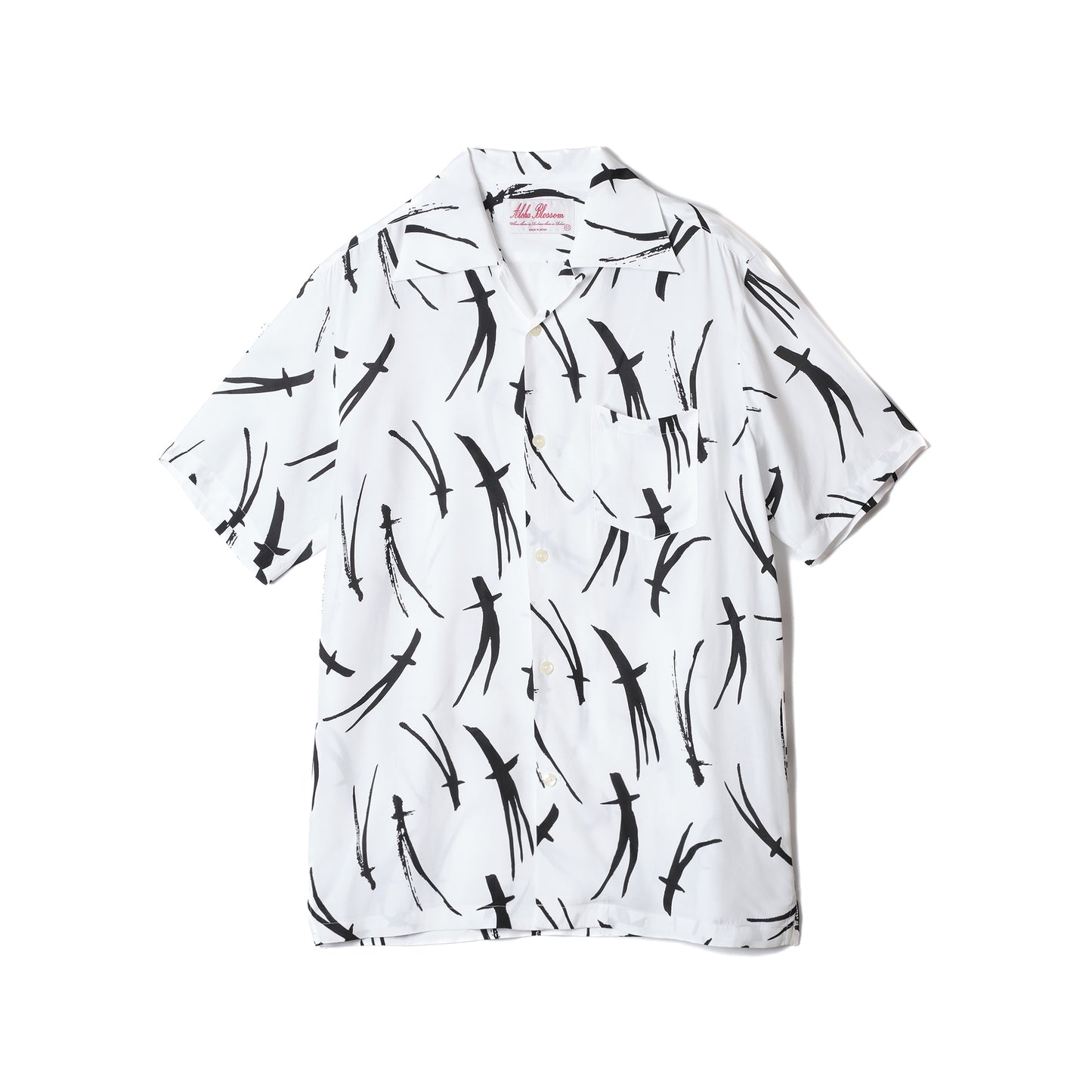 MATSUBA SHORT SLEEVE SHIRTS Collaboration with TRADMAN'S BONSAI  WH&BLACK