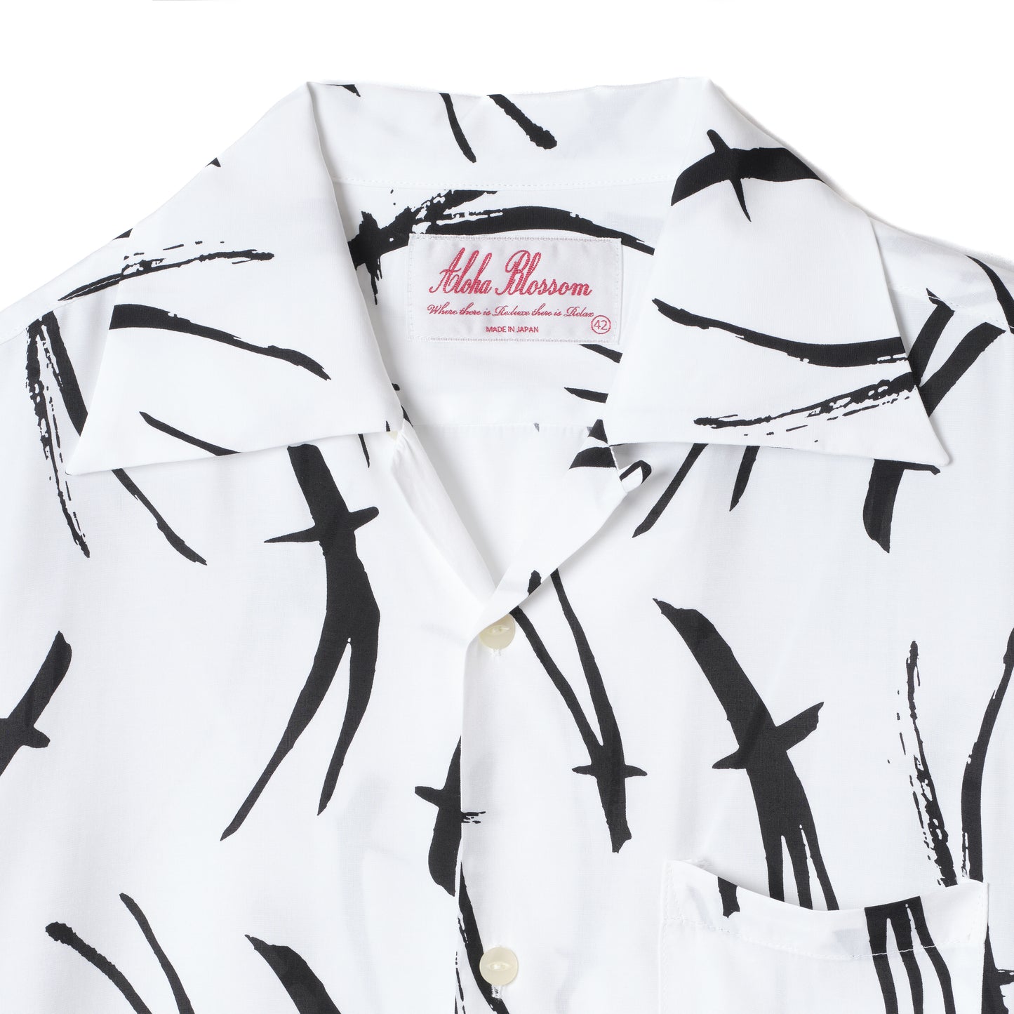 MATSUBA SHORT SLEEVE SHIRTS Collaboration with TRADMAN'S BONSAI  WH&BLACK