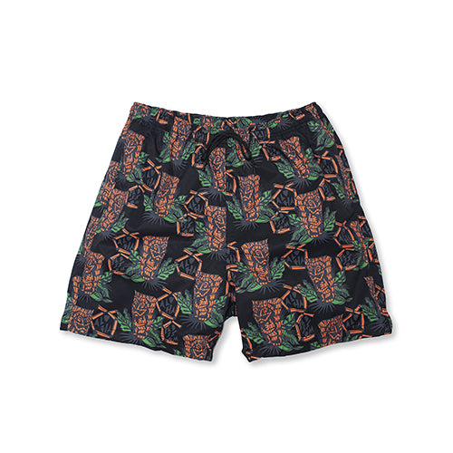 TIKI BEACH SHORTS BLACK