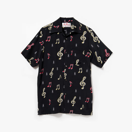 SOUNDS GOOD  SHORT SLEEVE BLACK